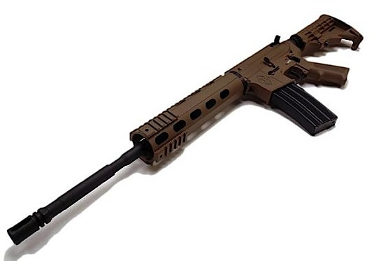 Diamondback A3 Flat Top Rifle DB15FDE, 223 Remington/5.56 NATO, 16", M4 Stock, Dark Earth Finish