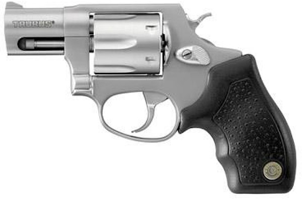 Taurus Standard Revolver 2850029FS, 38 Special, 2 in, Rubber Grip, Stainless Finish, 5 Rd