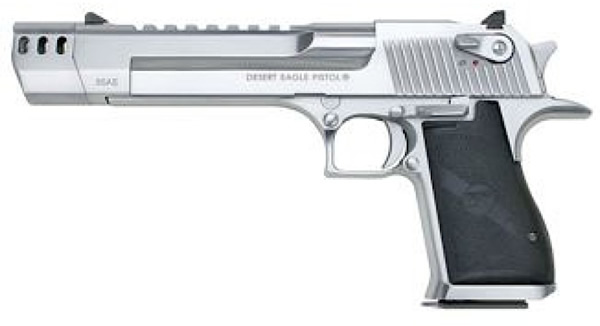 Magnum Research Mark XIX Pistol DE44BCMB, 44 Remington Magnum, 6 in, Synthetic Grip, Stainless Finish, 8 Rd