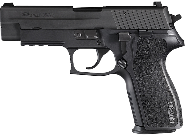 Sig P227 Pistol 227R345BSS, 45 ACP, 3.9 in, Black Polymer Grips, Nitron Finish, 10 Rd, Night Sights