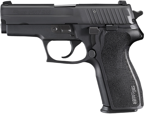 Sig P227 Gen 2 Pistol 227R345SAS2B, 45 ACP, 3.9 in, Polymer Grip, Black Finish, Siglite Sights, 10 Rd