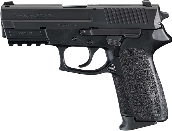 Sig P2022 Standard Pistol (MA Approved) SP2022M9BSS, 9mm, 3.9 in, Polymer Grip, Black Finish, Night Sights, 10 Rd