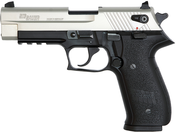 Sig Mosquito Pistol (MA Approved) MOSM22B, 22 Long Rifle, 3.9 in, Polymer Grip, Two-Tone Finish, Adj Sights, 10 Rd