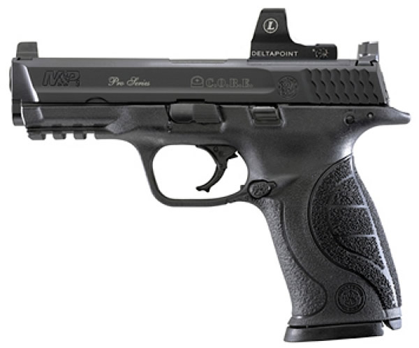 Smith & Wesson 9 Pro Optics Ready Pistol 178061, 9mm, 4.5 in, Interchangeable Palmswell Grip, Stainless Finish, 17 Rd