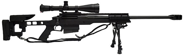 Armalite AR-30A1 Rifle 301ABT338, 338 Lapua Magnum, 26", Fixed Stock, Black Finish