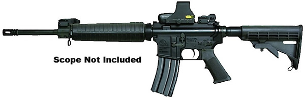Armalite A4 (Ca Approved) Semi-Auto AR-15 Rifle 15A4CBCA, 223 Remington/5.56 NATO, 16", Synthetic Stock, Black Finish