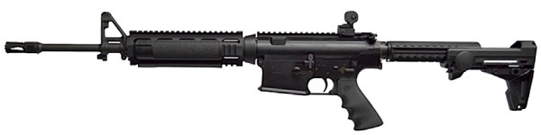 Armalite A4 Law Enforcement Carbine LE10A4CBA2F, 308 Winchester (7.62 NATO), 16", Ergo Stock, Black Finish