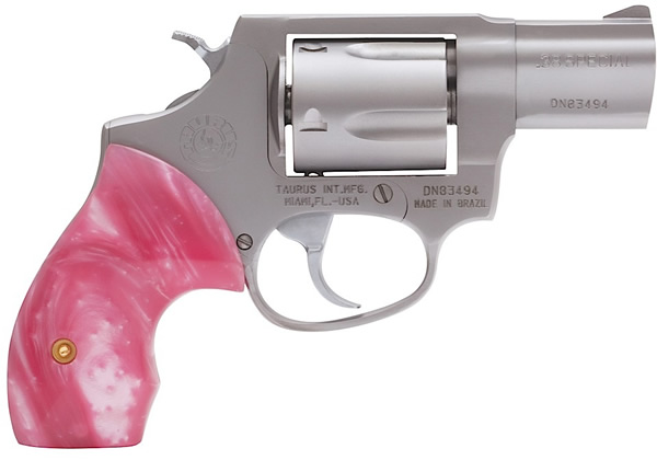 Taurus 85 VTA Revolver 2850019P, 38 Special, 1 in, Rigid Polymer w/Bull Logo Grip, Stainless Finish, 5 Rd