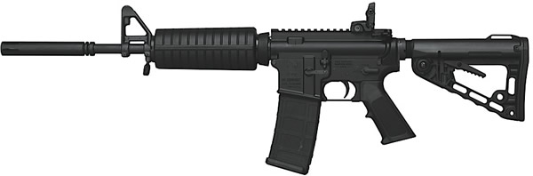 Colt Lightweight Carbine AR6720LECAR, 223 Remington/5.56 NATO, 16.1", Collapsible Stock, Black Finish