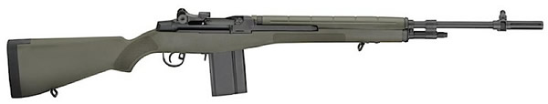 Springfield MA1 Standard (Ca Approved) Rifle MA9109CA, 308 Winchester (7.62 NATO), 22", Synthetic Stock, Green Finish