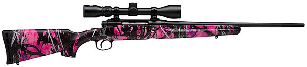 Savage Axis XP Rifle w/Scope 19975, 223 Remington, 22 in, Muddy Girl Stock, Finish