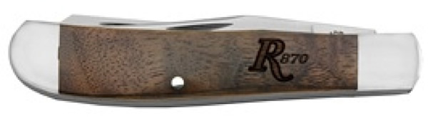 Remington 870 Heritage Folder Knife Stainless Clip Point Blade American Walnut (19973)