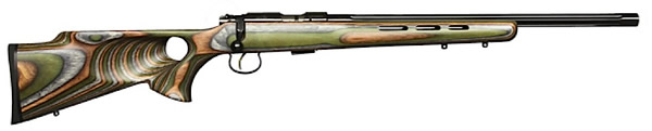 CZ-USA Varmint SST Rifle 02156, 17 HMR, 20 in, Laminate Thumbhole Stock, Blued Finish