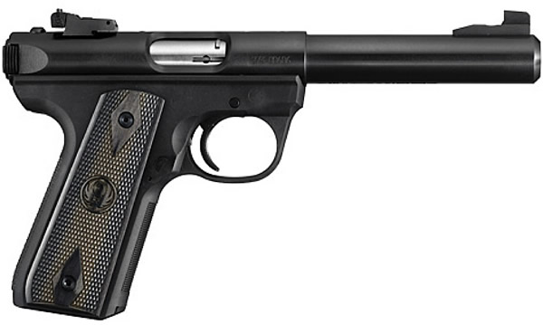 Ruger 22/45 MKIII Target Pistol 10158, 22 Long Rifle, 5.5 in, Zytel Grip, Stainless Finish, 10 Rd