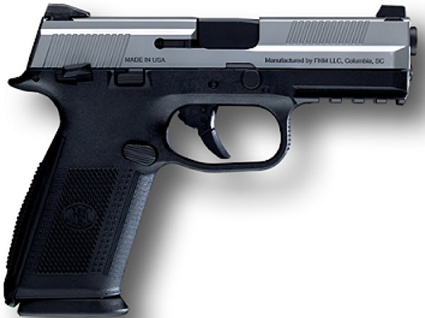 FN Herstal FNS-9 Pistol 66926, 9mm, 4 in, Polymer Grip, Stainless Finish, 17 Rd