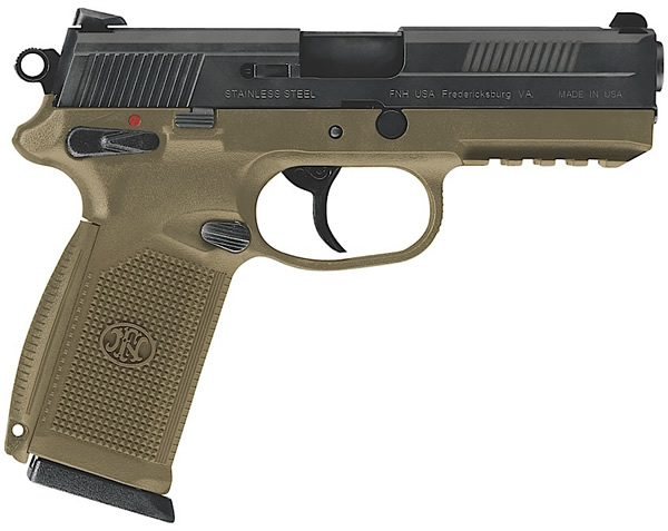 FN Herstal FNX-45 Pistol 66965, 45 ACP, 4.5 in, Polymer Grip, Black Finish, 10 Rd