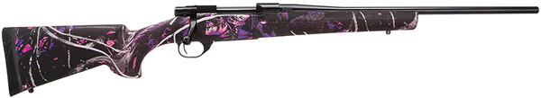 Howa Moonshine Youth Rifle HMC26202MG, 243 Winchester, 20 in, Muddy Girl Stock, Black Finish