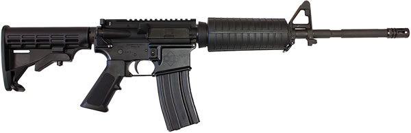 Diamondback 300BO Rifle DB15300S, 300 AAC Blackout, 16 in, w/A2 Front Sight, Collapsible Stock, Black Finish, 30 Rd