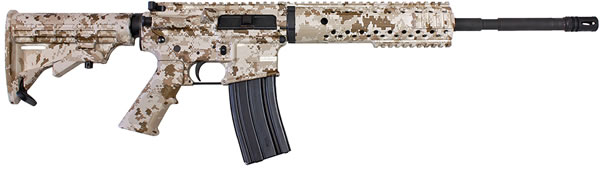 Diamondback DB-15 AR-15 Rifle DB15DCT, 223 Remington/5.56 NATO, 16 in, Collapsible Stock, Tan Finish