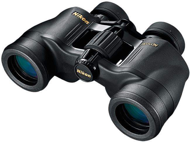 Nikon Aculon A211 Binocular 8244, 7x, 35mm, BaK 4 Porro Prism, Black