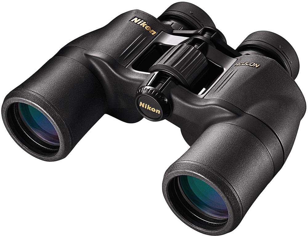 Nikon Aculon A211 Binocular 6487, 10x, 42mm, Porro Prism, Black