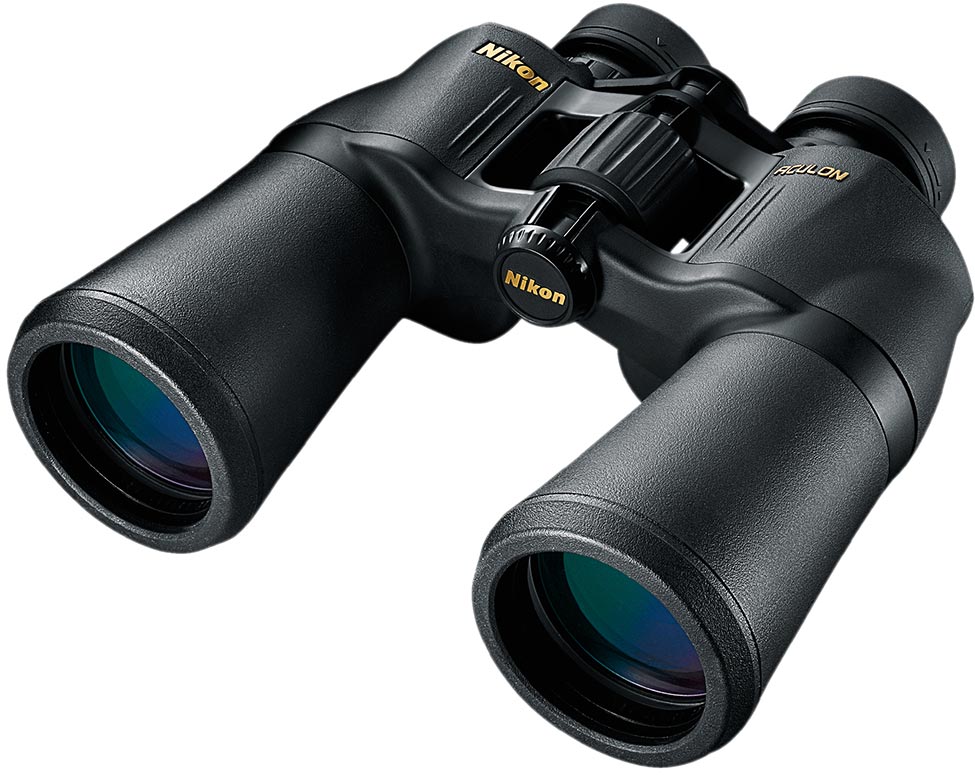 Nikon Aculon A211 Binocular 8247, 7x, 50mm, Porro Prism, Black