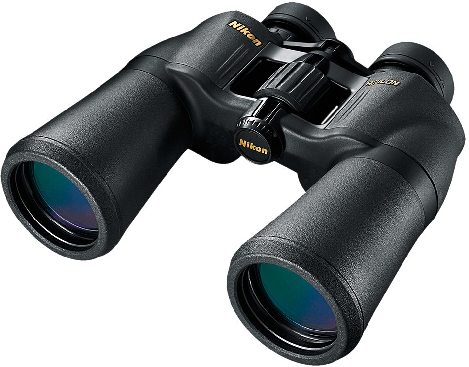 Nikon Aculon A211 Binocular 8249, 12x, 50mm, Porro Prism, Black