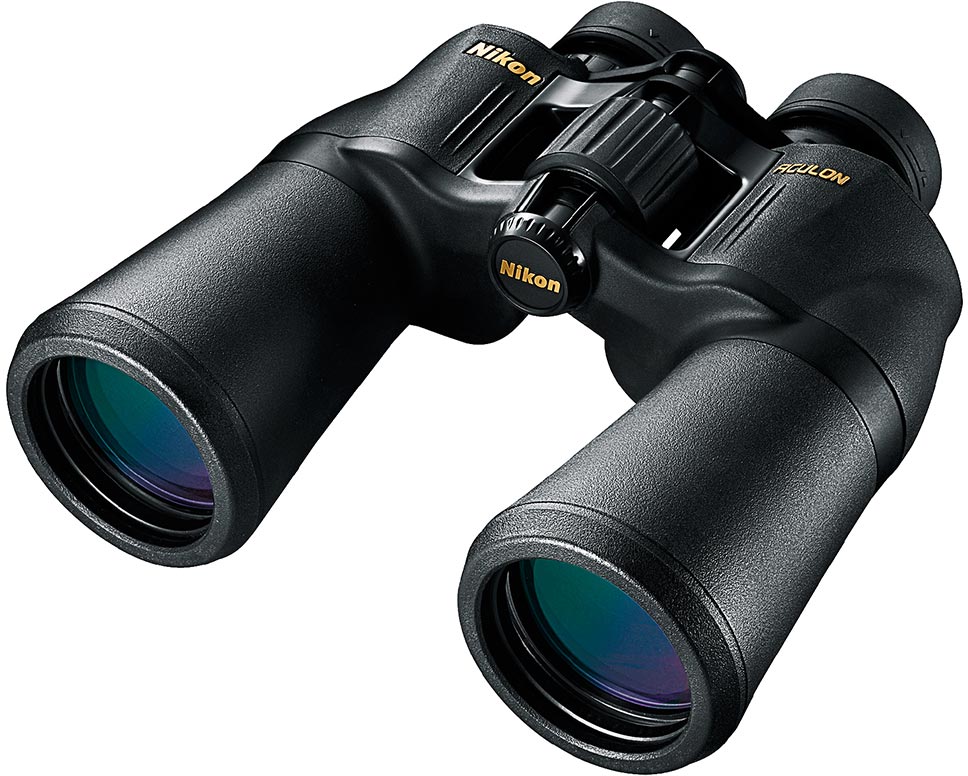 Nikon Aculon A211 Binocular 8250, 16x, 50mm, Porro Prism, Black