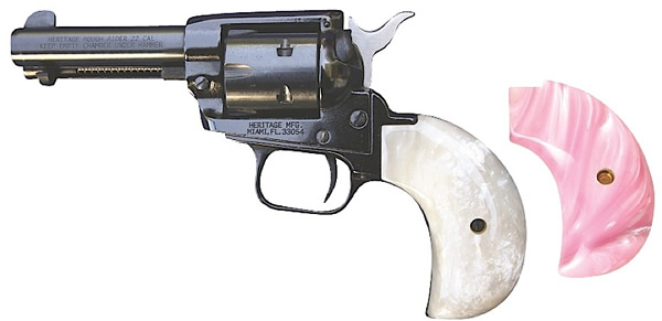 Heritage Rough Rider Single Action Rimfire Revolver SRR22MB3BH, 22 LR / 22 WMR, 3.75", Bird Head Grip, Steel Frame, 6 Rd