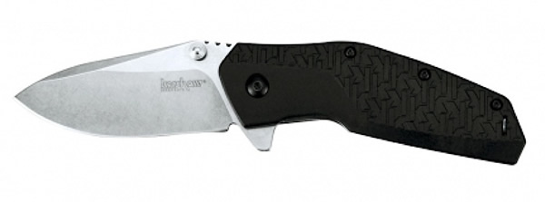 KershawSwerve Folder Knife Stainless Drop Point Blade Gl,K Texture Grip (3850)