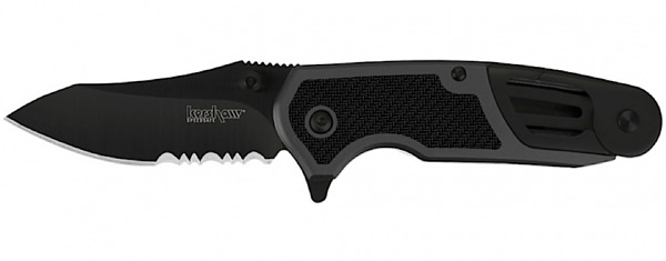 Kershaw Funxion Folder Knife Stainless Drop Point w/Gut Hook (8100GRYST)