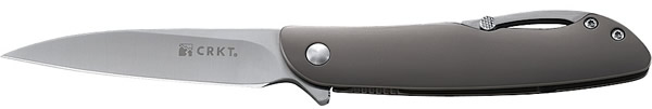 Columbia River Onion Swindle Folder Knife Grooved Handle (K240XXP)