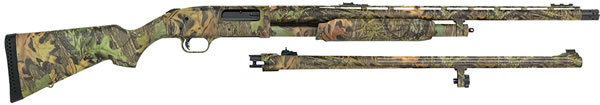 Mossberg Combo Turkey/Deer Shotgun 53267, 12 Gauge, 24 in, 3" Chmbr, Synthetic Stock, Mossy Oak Obsession Steel Finish