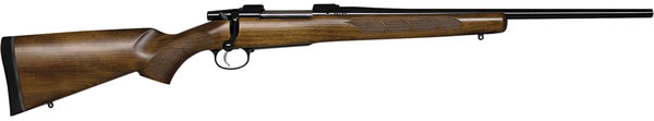 CZ-USA Sporter Rifle 04140, 30-06 Springfield, 20.5 in, Walnut Stock, Black Finish