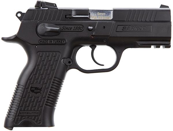 EAA B6P Sarsilmaz Compact Pistol 400424, 9mm, 3.8 in, Black Polymer Grip, Black Finish, 13 Rd