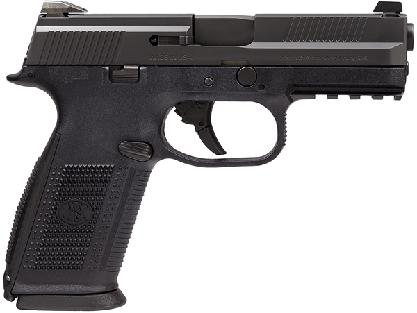 FN Herstal FNS9 Pistol 66750, 9mm, 3.8 in, Black Polymer Grip, No Manual Safety, Black Finish, 17 Rd