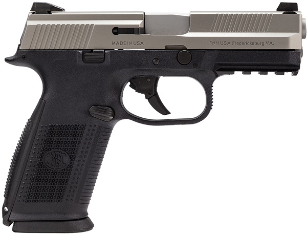 FN Herstal FNS9 Pistol 66753, 9mm, 3.8 in, Black Polymer Grip, Stainless Finish, 17 Rd