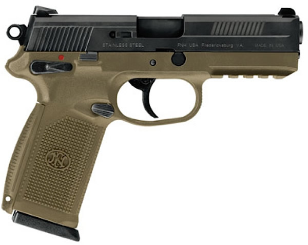 FN Herstal FNS40 Pistol 66937, 40 S&W, 4 in, Polymer Grip, Stainless Finish, 10 Rd