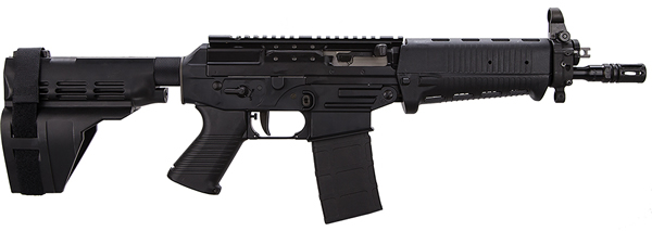 Sig P556 Pistol w/Stabilizer P55610BSPSB, 223 Remington/5.56 NATO, 10 in, Black Finish, w/Red Dot, 30 Rd
