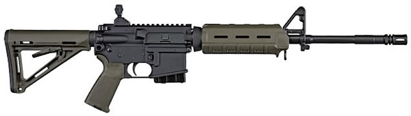 Sig M400 Enhanced Rifle RM40016BECOD, 223 Remington/5.56 NATO, 16 in, Magpul MOE Stock, OD Green Finish, 10 Rd