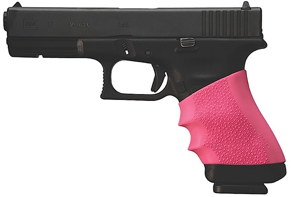 Hogue HandALL Full Size Slip-On Grip Textured Rubber Pink (17007)