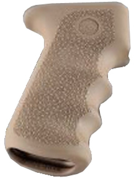 Hogue AK-47/AK-74 Rubber Grip w/Finger Grooves Desert Tan Rubber (74003)