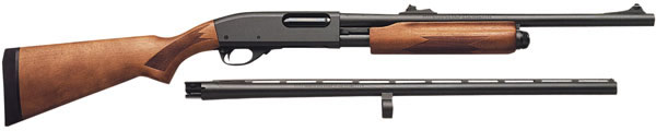 Remington 870 Express Combo Pump Shotgun 5578, 12 Gauge, Combo 26 in VR & 20 in Rifled, 3" Chmbr, Mod Choke, Fully Rifled Barrel w/Sig