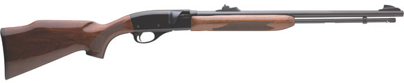 Remington 552 BDL DLX Speedmaster Autoloading Rifle R25594, 22 Long Rifle, 21", Gloss Walnut Stock, Blue Finish, 15 rds