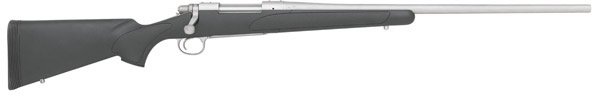 Remington 700 SPS Stainless Bolt Action Rifle R27269, 30-06 Springfield, 24", Black Synthetic Stock, Stainless Steel Finish, 4 Rds