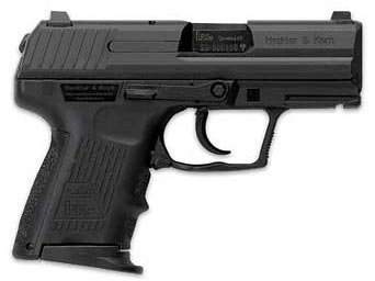Heckler & Koch P2000 SK Sub-Compact DAO Pistol 709302A5, 9mm, 3.26 in, Polymer Grip, Blue Finish, 10 Rd