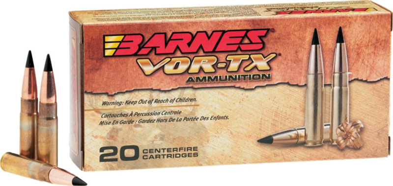 Barnes VOR-TX Rifle Ammunition BB300AAC2, 300 AAC Blackout, Tipped TSX , 120 GR, 2100 fps, 20 Rd/bx