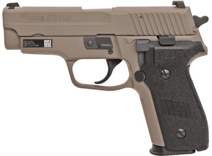 Sig M11 SRT Semi-Auto Pistol M11A1D, 9mm, 3.9 in, Black Polymer Grips, Flat Dark Earth Finish, 15 Rd