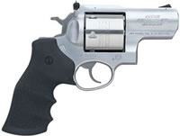 Ruger Super Redhawk KSRH2454 Alaskan Revolver 5301, 454 Casull, 2 1/2 in, Hogue Tamer Monogrip, Satin Stainless Finish, 6 Rd