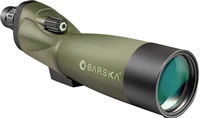 Barska Blackhawk Spotting Scope AD10350, 20-60x, 60mm, Green Rubber Armor, Tripod/Panhead Lever & Case